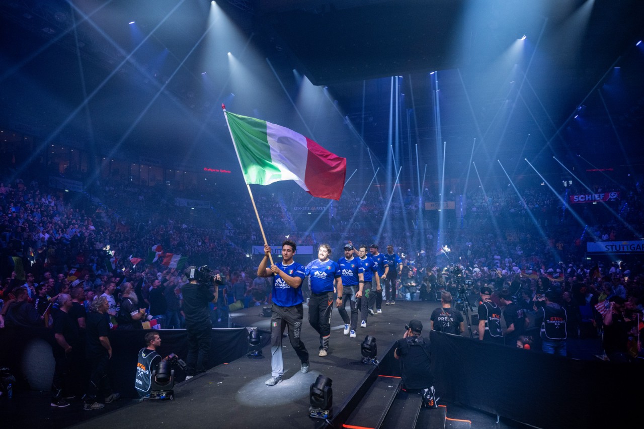 Tifo a un evento STIHL TIMBERSPORTS®