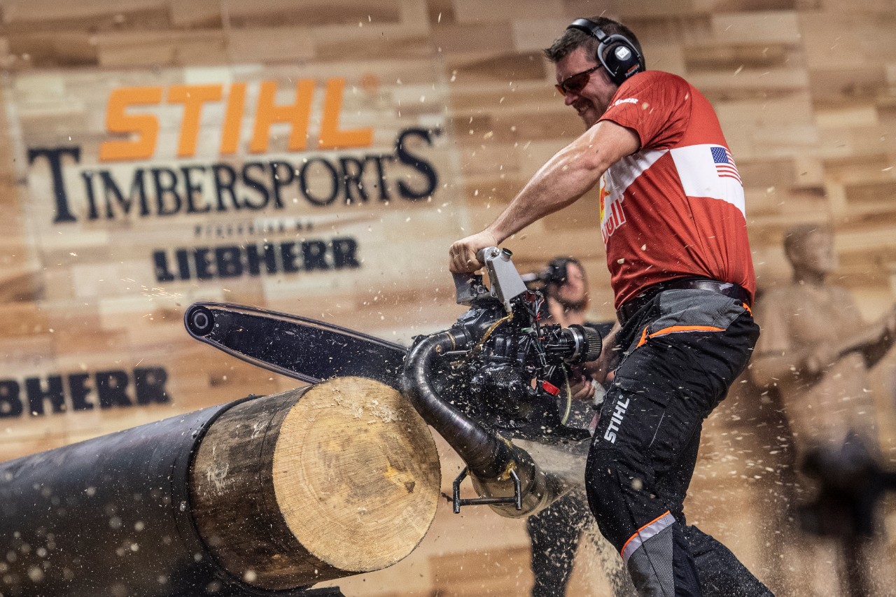 Disciplina Hot Saw evento TIMBERSPORTS®